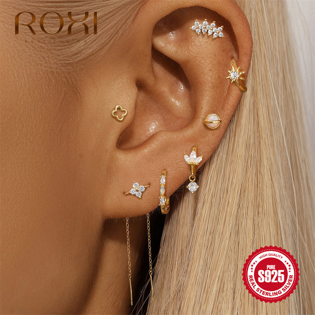 ROXI Ohrstecker 925 Silber, Kristall, Damen - Bild 1