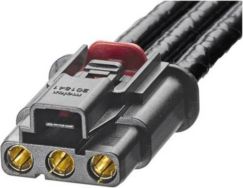 Molex Stiftgehäuse-Kabel 45141-0301 in Schwarz - Bild 1