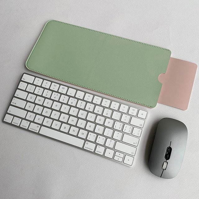 Schutzhülle für Apple Magic Keyboard 2. Generation mit Innenfutter in Pink und Grün - Bild 1