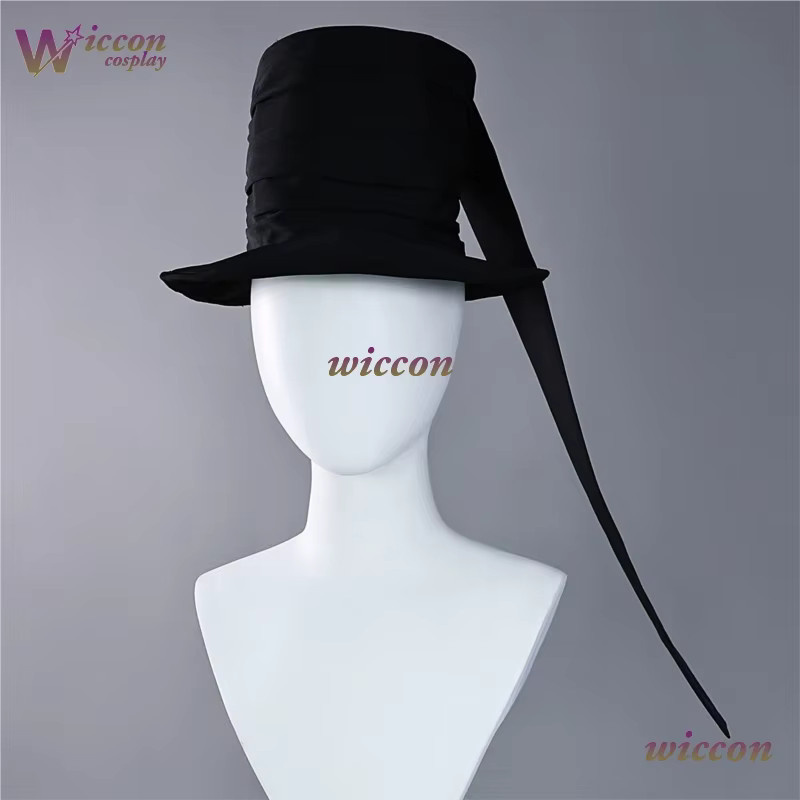 OHaYo Black Butler Undertaker Cosplay Kostüm, Schwarze Robe, Hut, Plüsch / Textil - Bild 3