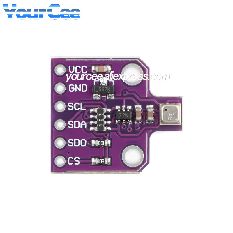 BME688 BME680 Umwelt-Sensor Modul für Gas, Luftfeuchtigkeit, Druck und Temperatur - Bild 1