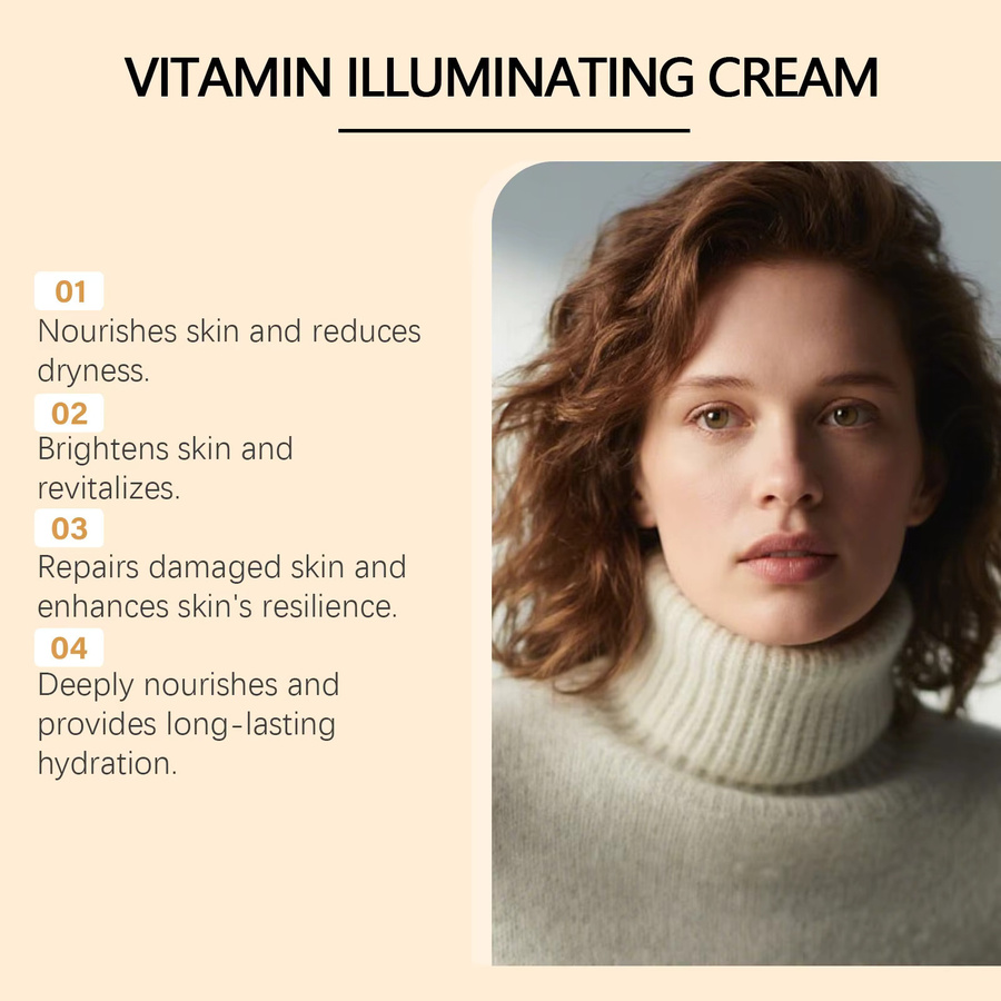 Viareline Vitamin-Aufhellungscreme Tagescreme für das Gesicht, Unisex - Bild 3