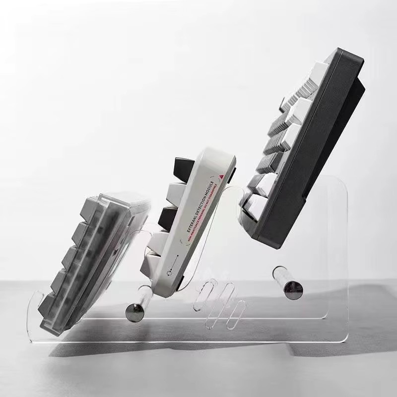 AIPHY Tastatur-Display-Ständer aus transparentem Acryl für mechanische Tastaturen und Computer, weiß - Bild 2