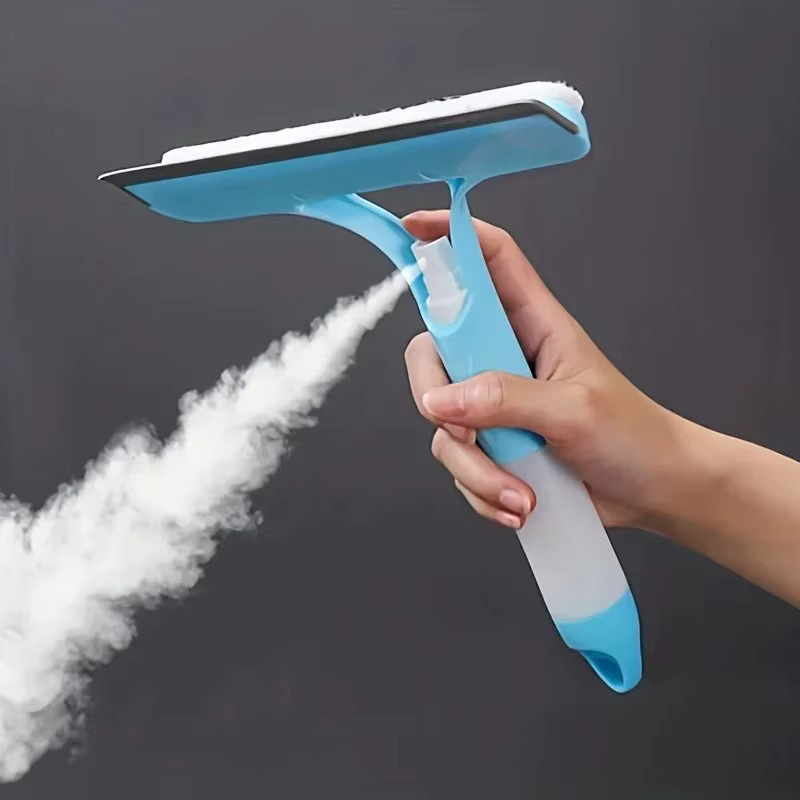 DUTRIEUX Fensterreiniger mit Mikrofaser und Abzieher in Gelb - Bild 1