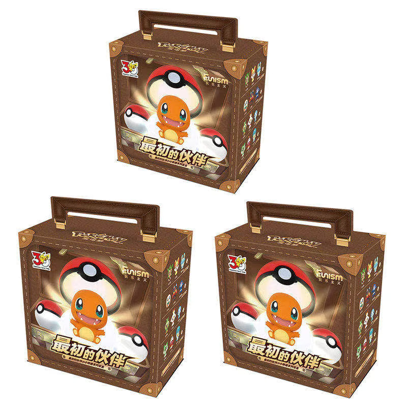 Funism Pokémon 30. Jubiläums-Blindbox, Erstpartner-Starter-Pokémon-Elfenball-Ornament-Figur-Spielzeuge - Bild 5