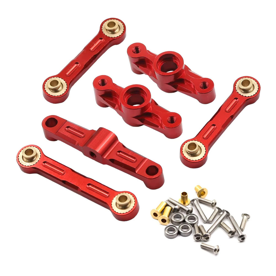 Tamiya Metall-Kurbel-Lenkarm mit Brückenlenkungs-Set, Zubehör - Bild 1