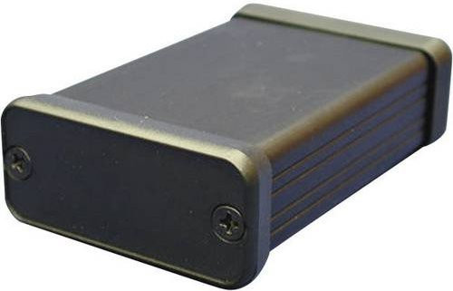 Hammond Electronics Profil-Gehäuse 1455N1201BK aus Aluminium in Schwarz, B/T/H: 120 x 103 x 53 mm - Bild 1