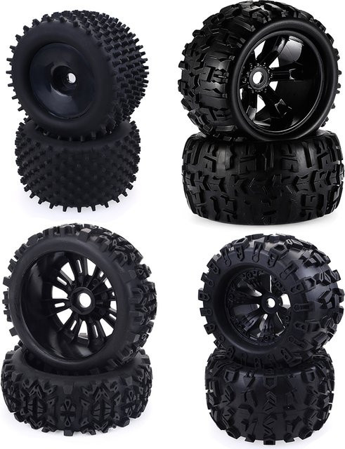 ZD Racing RC Monster Truck Räder Reifen Gummi 2-teiliges Set - Bild 1