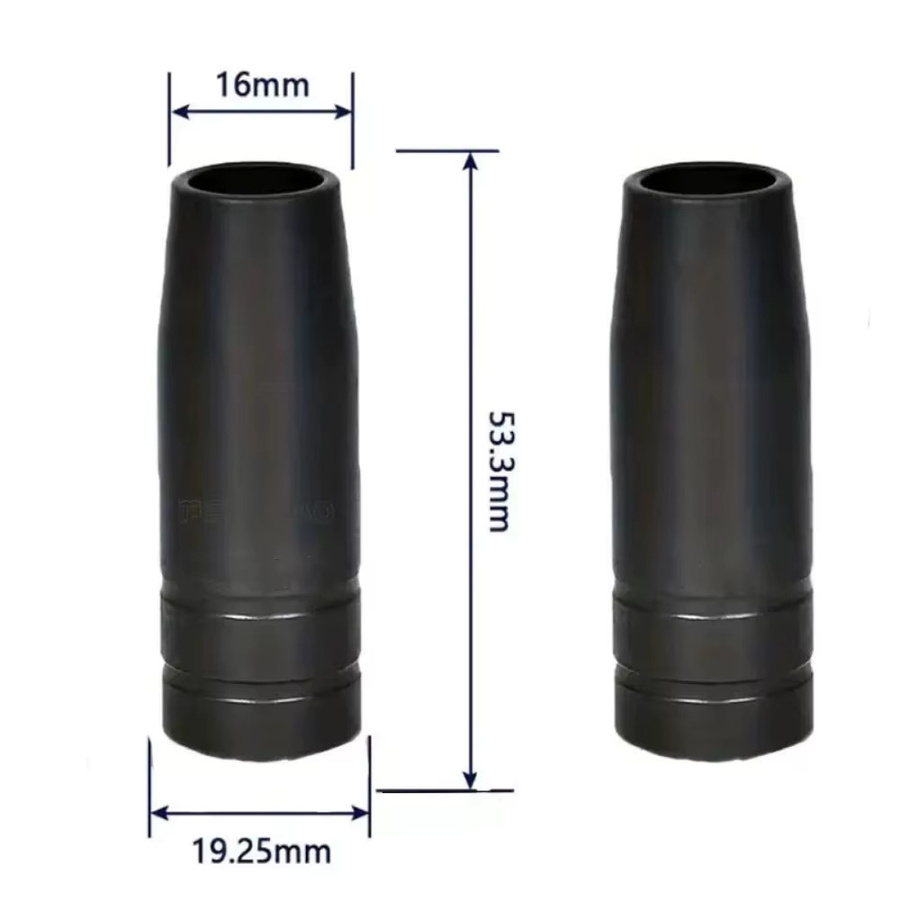 14 Stück MB-15AK Beschichtungsschutzdüsen in Schwarz, Durchmesser: 0,8 mm, 1,0 mm und 1,2 mm, Europäische Ausführung - Bild 3