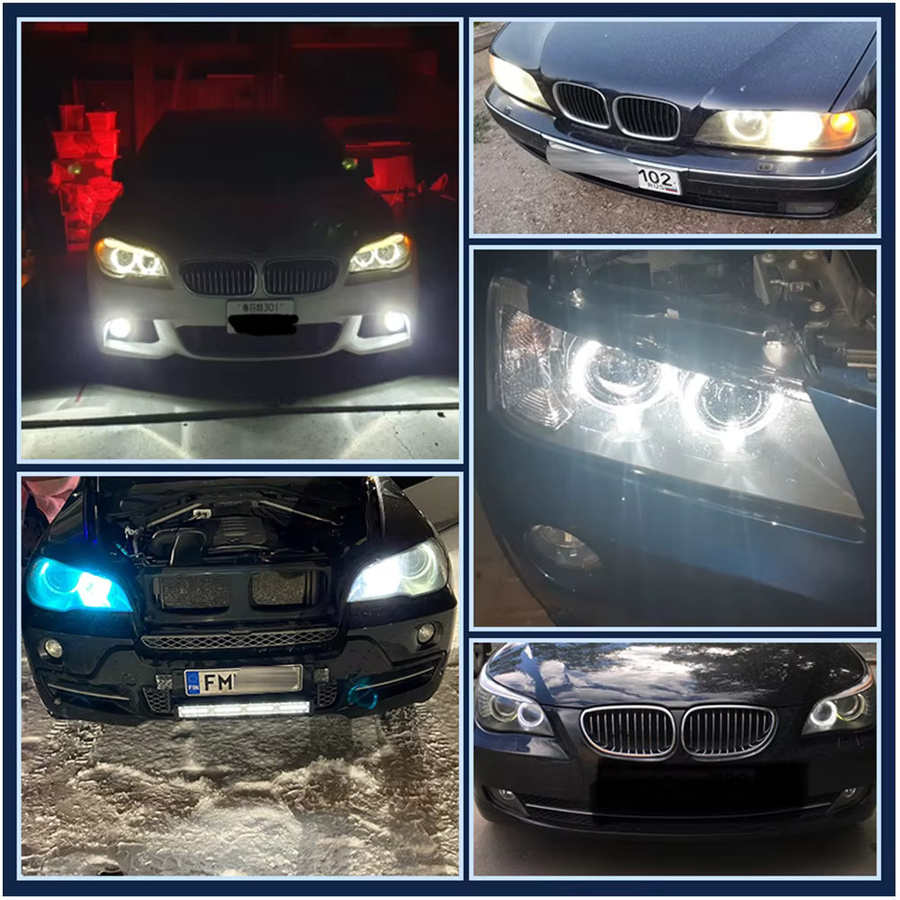 p2max LED Scheinwerferlampen für Auto und Nebelscheinwerfer in Bernstein, Goldgelb, Weiß und Blau mit Plug & Play Anschluss - Bild 4