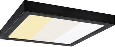 Paulmann Abia 71302 LED-Panel Schwarz mit Bewegungsmelder und Dämmerungssensor 14W Warmweiß - Bild 1