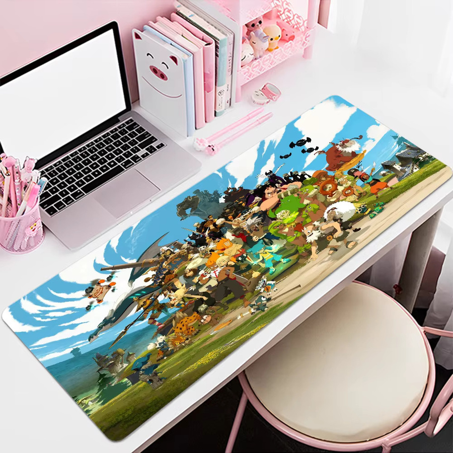 Dofus INS Tide Gaming Mauspad und Schreibtischunterlage im Cartoon Anime Design, Mehrfarbig - Bild 4
