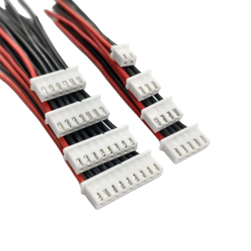 ZHOUCHEN Lipo-Akku Ausgleichsladekabel Set, 10 Stück, 22 AWG Silikondraht, Länge: 15 cm, Schwarz - Bild 5