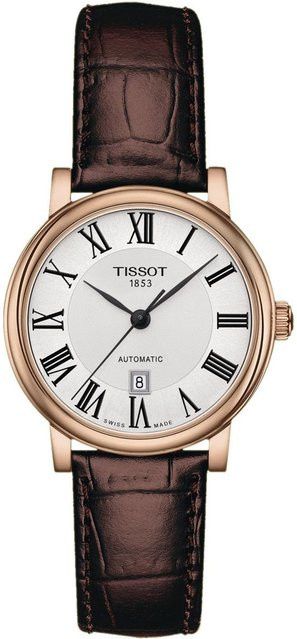 Tissot Armbanduhr Automatik, Edelstahlgehäuse, Lederarmband, Herren - Bild 1
