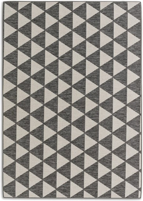 Schöner Wohnen Teppich Parkland Dreiecke in Grau, B: 170 cm, T: 240 cm - Bild 1