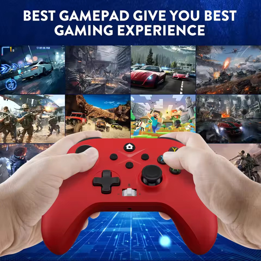 Turpow Wireless Gamepad 2.4G Bluetooth Controller mit 6-Achsen-Gyroskop und Turbo-Funktion für Xbox One Slim Series S/X und PC - Bild 3