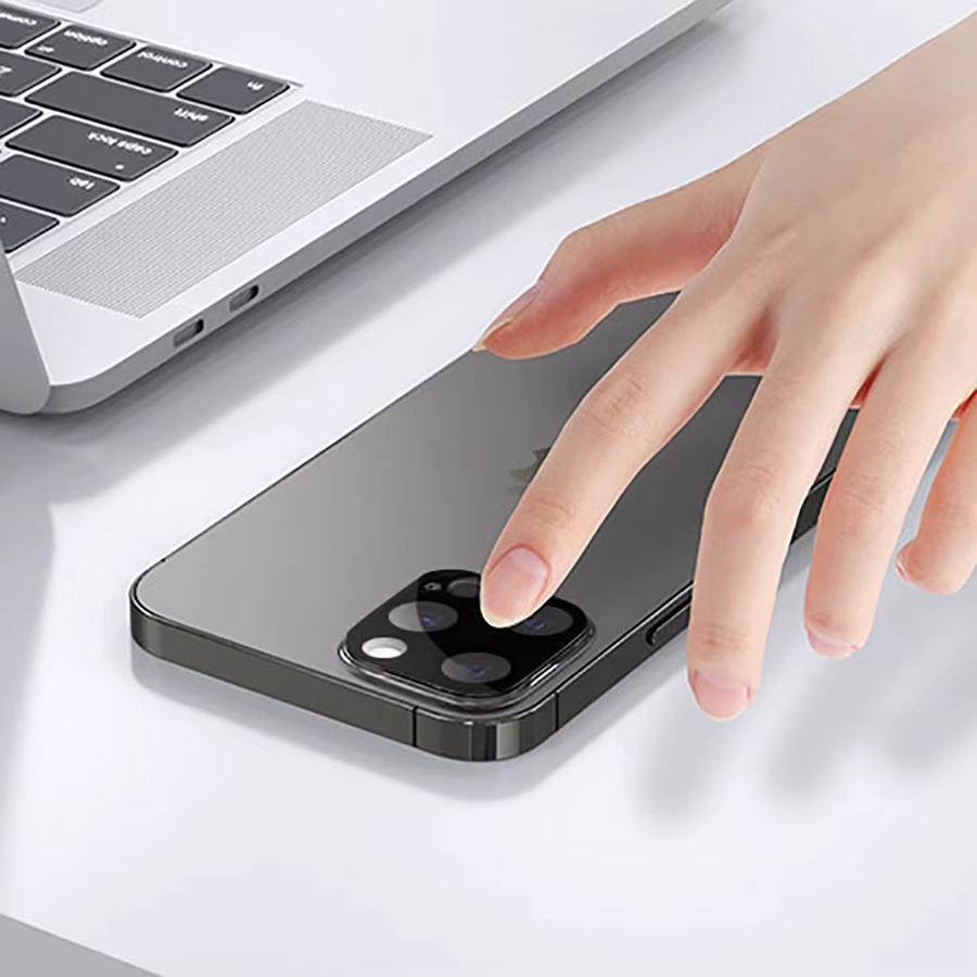 Kameraobjektivschutz Glasfolie für iPhone 16 Pro Max, transparent - Bild 4