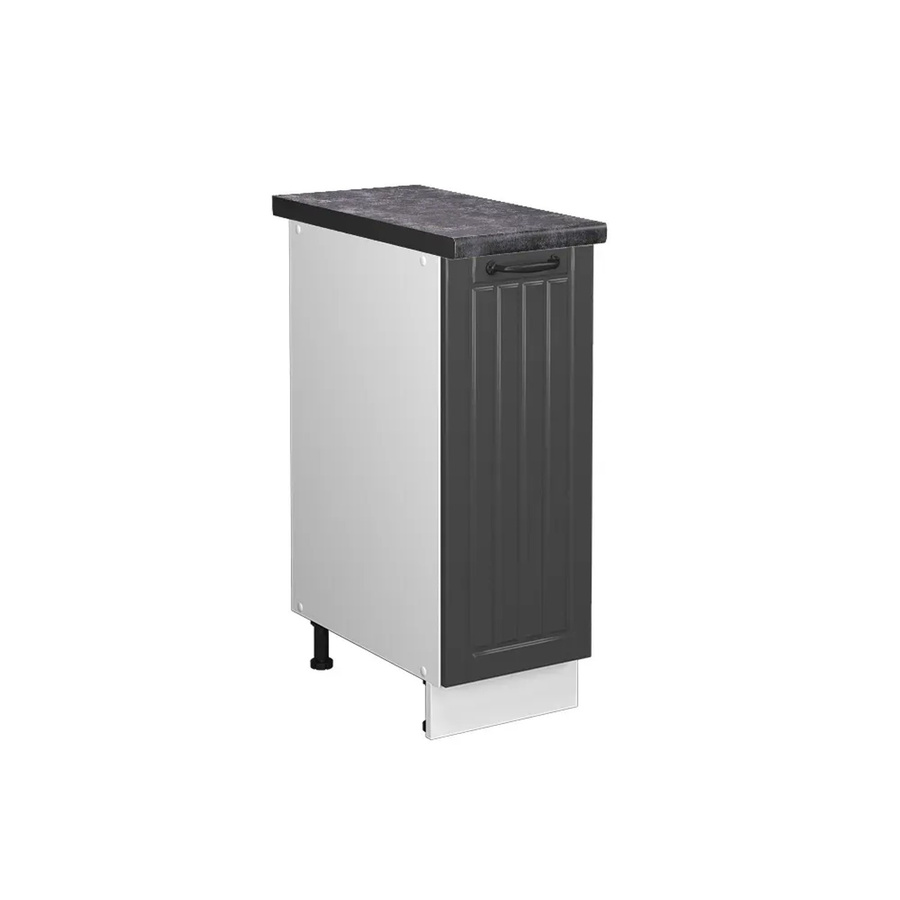 Vicco Apothekerschrank Fame-Line Landhausstil Anthrazit und Weiß, Wandmontage, B/T/H: 30 x 60 x 82 cm - Bild 2