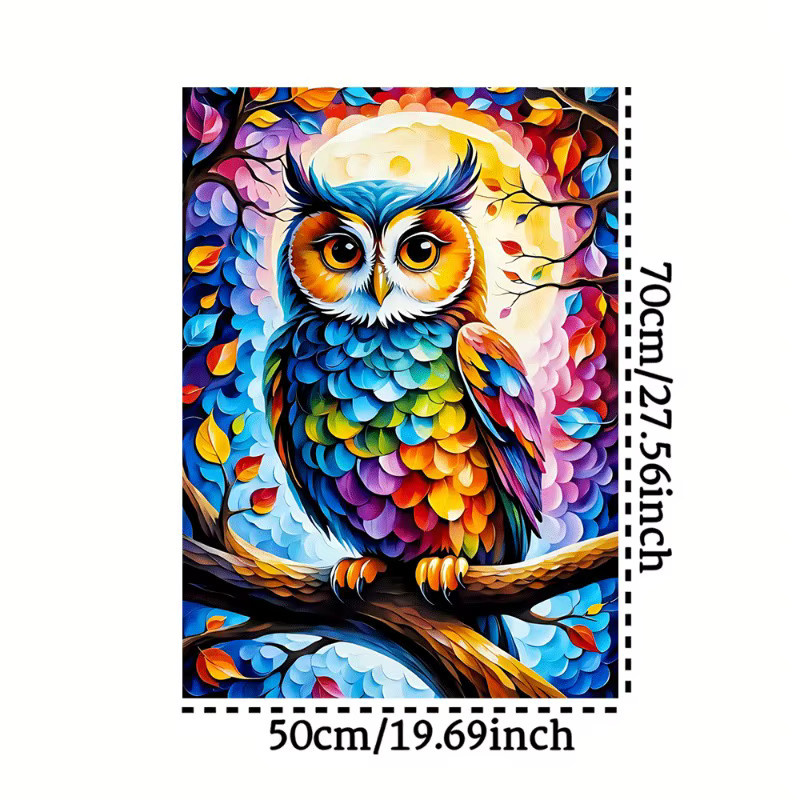 AZNM Eulen- und buntes Puzzle, 1.000 Teile - Bild 3