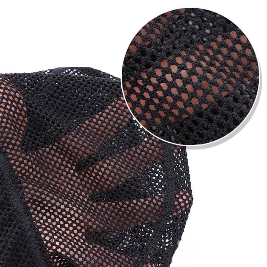2 Stück Häkel-Perückenkappen, Netz-Kuppelkappen mit großem Loch, Unisex - Bild 6