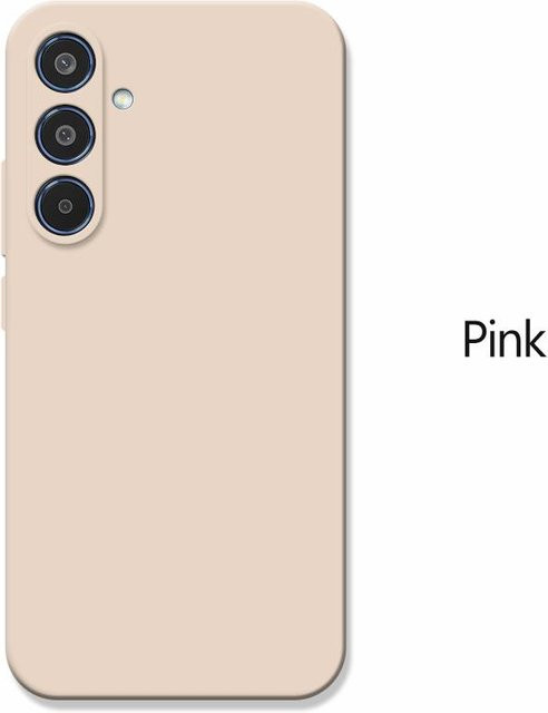 Stoßfeste Flüssigsilikon Handyhülle für Samsung Galaxy S24 S25 S23 S22 S21 FE Ultra Plus in Pink - Bild 1