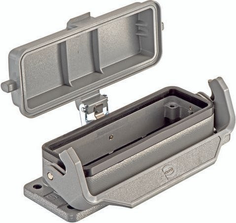 HARTING Anbaugehäuse 09 30 024 1308 09300241308 aus Aluminium in Grau - Bild 1