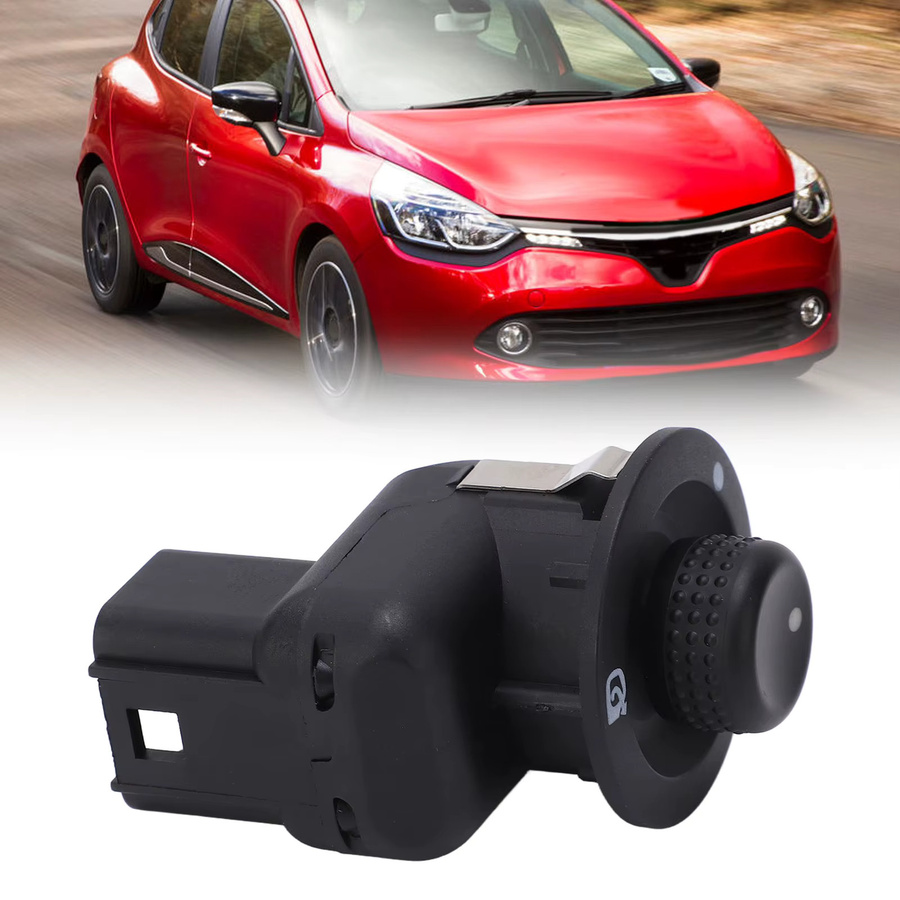 EBTOOLS Rückspiegel Schalter Knopf in Schwarz für Renault Clio MK4, Captur und Modus - Bild 4