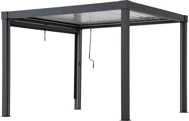 Sunjoy Rollo für Multi-Pergola Matterhorn aus Aluminium in Anthrazit, Breite: 300 cm - Bild 1