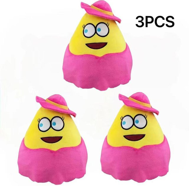 Yiran toy Alien Pou Kuscheltier, Schwarzer Hut Gentleman Pou, Plüsch, ab 14 Jahren - Bild 1