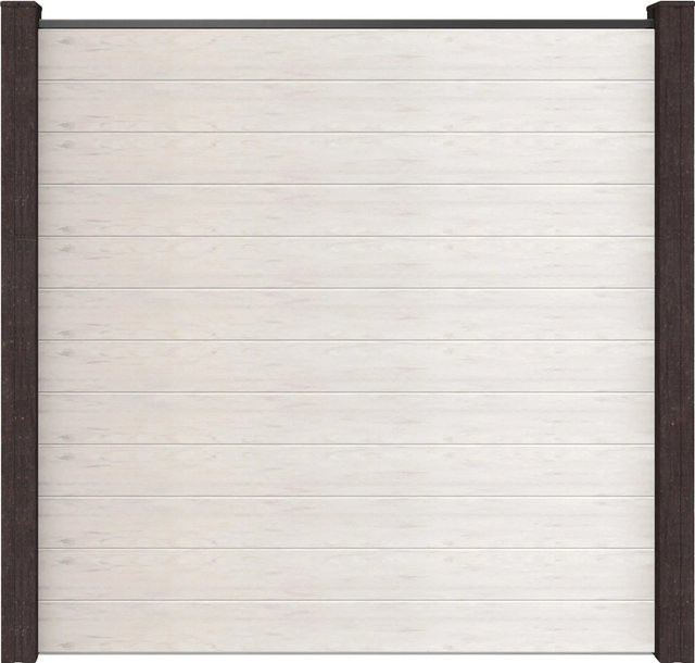 GroJa Steckzaun Solid Quadratisch Bi-Color Sand B/H: 180 x 180 cm, Tiefe: 1,9 cm - Bild 1