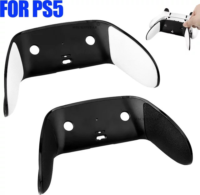MBCHIPSTAR Anti-Slip Rückseiten-Schutzhülle für PS5 Controller in Schwarz und Weiß - Bild 1