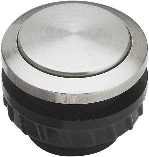 Grothe Klingeltaster 62060 aus Edelstahl in Silber, 1-fach, 12 V/1,5A - Bild 1