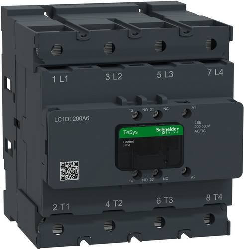 Schneider Electric LC1DT200A6LSE Leistungsschütz in Grau - Bild 1