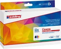 Edding Tintenpatronen Set kompatibel mit Canon PGI-2500XL in Schwarz, Cyan, Magenta und Gelb - Bild 2