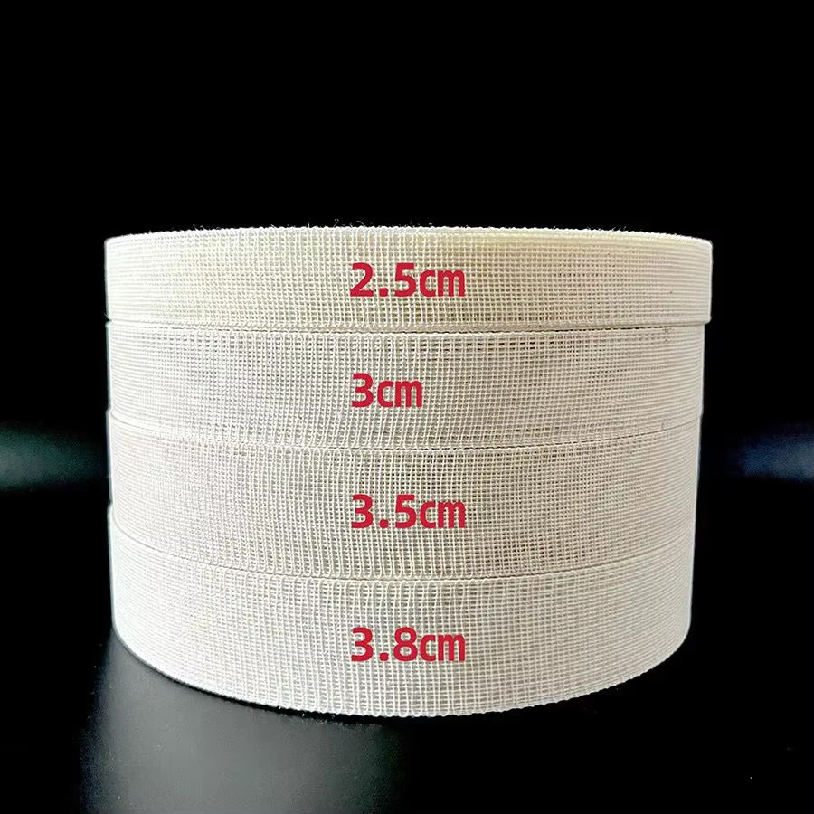 Weißes Fischgräten-Saumband aus Polyester für Chiffonstoffe und DIY-Projekte - Bild 4
