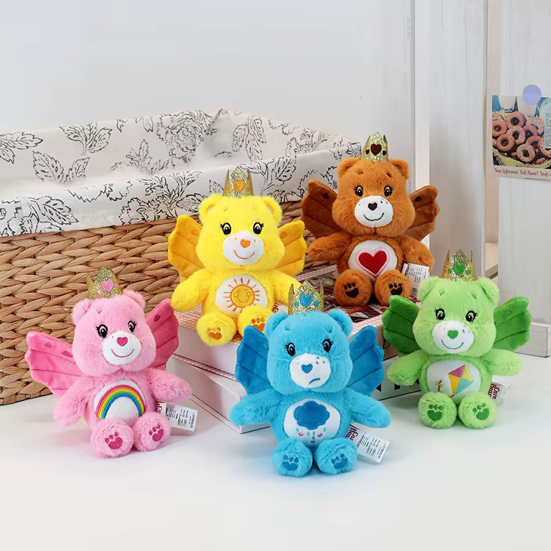 Care Bears Plüsch-Schlüsselanhänger mit Schmetterlingsflügeln, 15cm - Bild 3