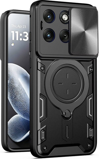 Techsuit CamGuard Pro Schutzhülle für Motorola Edge 70 Fusion in Schwarz - Bild 1