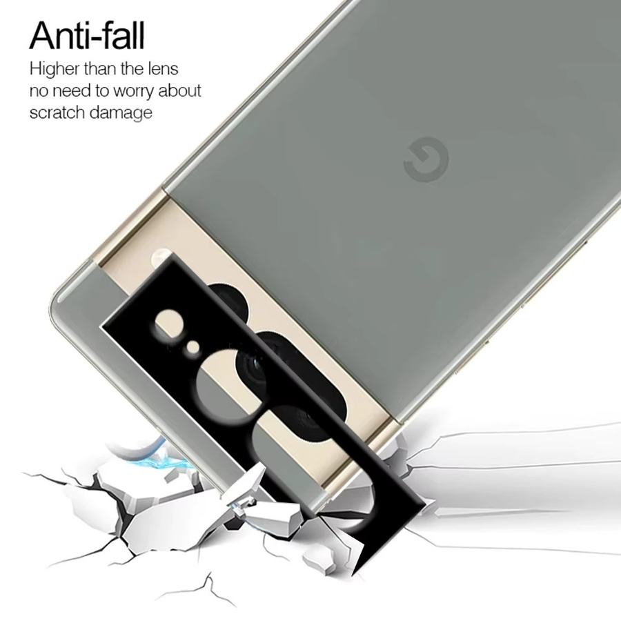 3er Set Kameraobjektivschutz aus gehärtetem Glas für Google Pixel 8 Pro 7 6 Pro 6a 7a 8a in Transparent - Bild 4