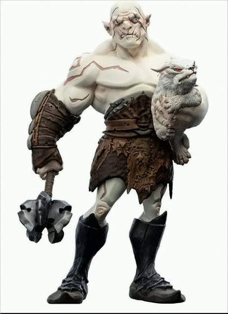 WETA Limited Der Hobbit Mini Epics Azog The Defiler Vinyl Figur - Bild 1