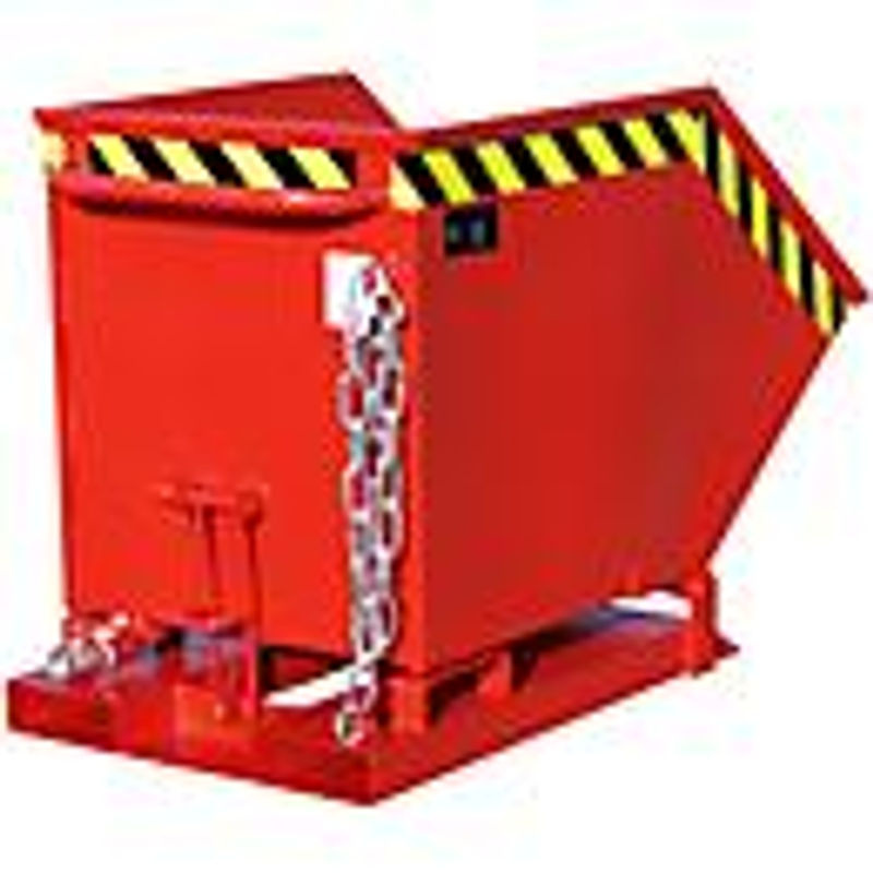 Bauer Südlohn Späne-Kippmulde SKK 250, rot, B/T/H: 74 x 59 x 70 cm - Bild 4