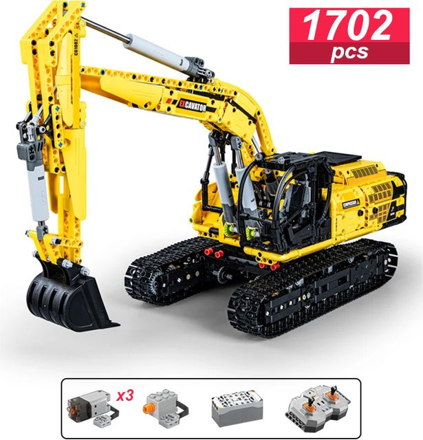 Cada RC Bagger, Fernbedienung Engineering Auto, 1702 Teile, ab 18 Jahren - Bild 1