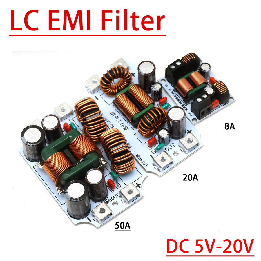 DYKB DC LC EMI-Filter zur Rauschunterdrückung für Auto-Audio-Verstärker und Netzteile, 12V, Multicolour - Bild 2