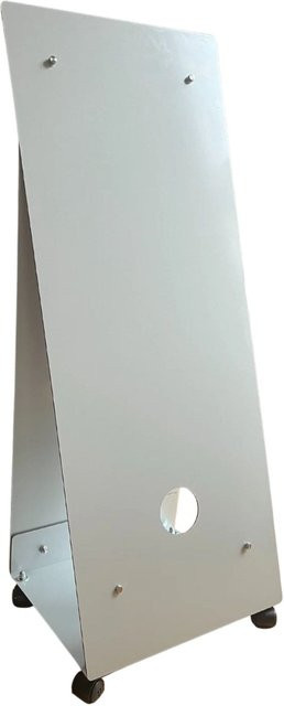 Marwona Standfuß mit Rollen für 800 Watt Infrarotheizung in Silber - Bild 1