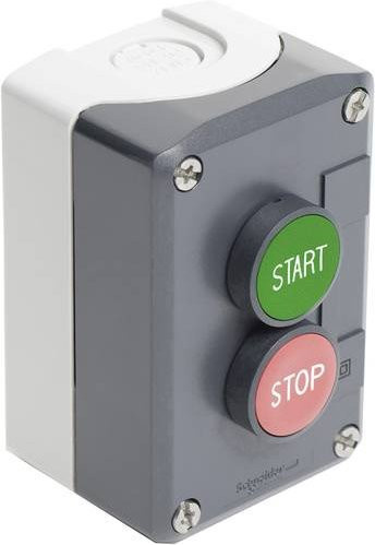 Schneider Electric XALD215 Aufbaugehäuse aus Kunststoff in Grau - Bild 1