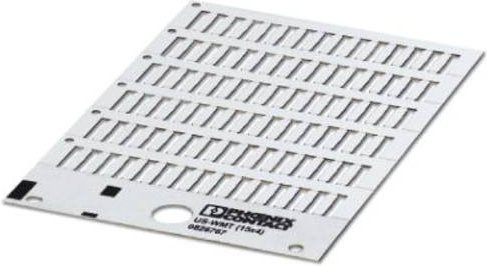 Phoenix Contact 0828767 US-WMT Einzeladerkennzeichner Weiß mit Beschriftungsfläche 15 x 3,90 mm zum Aufschieben - Bild 1