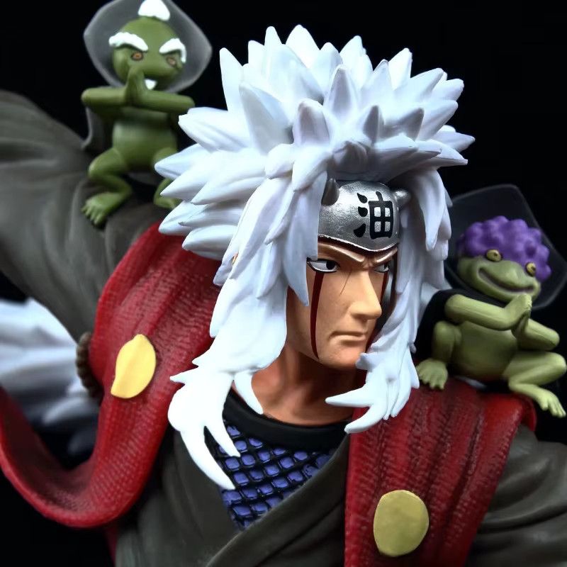 Bandai Naruto Anime Figur Jiraiya PVC Modell Statue zur Desktop Dekoration, Höhe: 39 cm - Bild 2