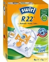 Swirl R22 Airspace EcoPor Staubsaugerbeutel in Grün und Weiß, 4 Stück - Bild 1