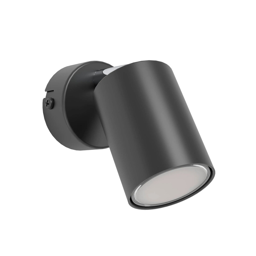 Eglo Spot Reciso-E 1-flammige LED Wandleuchte Schwarz aus Metall, B/T/H: 8,5 x 6 x 6 cm - Bild 2