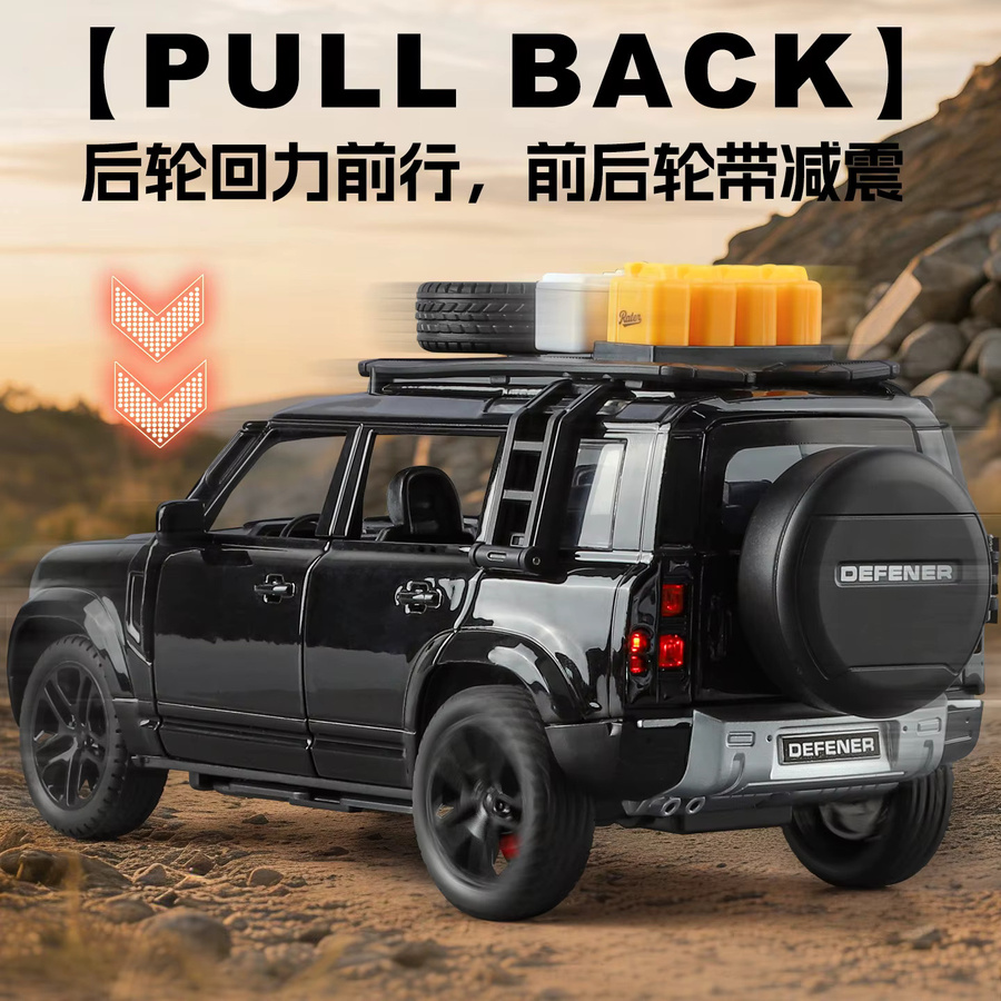 Defender 110 Geländewagen, Spielzeugmodell Auto, 1:24, mit Sound und Licht - Bild 2