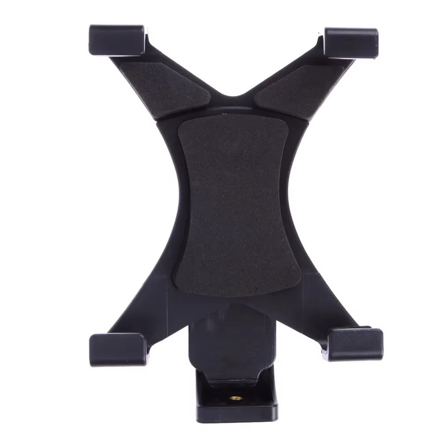 Universelle Tablet Stativ Halterung mit 1/4 Zoll Gewinde Adapter für iPad und Galaxy Tablets sowie Smartphones in Schwarz - Bild 3
